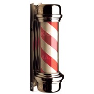 coloray modern Barber Pole with light and revolve motor by kazem